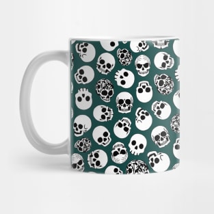 Varying Skulls Pattern Mug